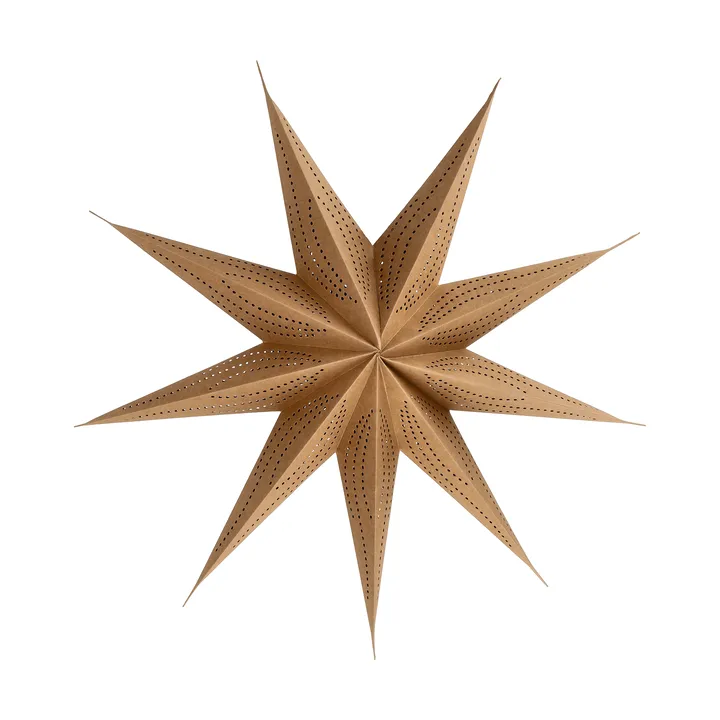 Veil adventtitähti - Luonnonvärinen, Ø60 cm - Scandi Living