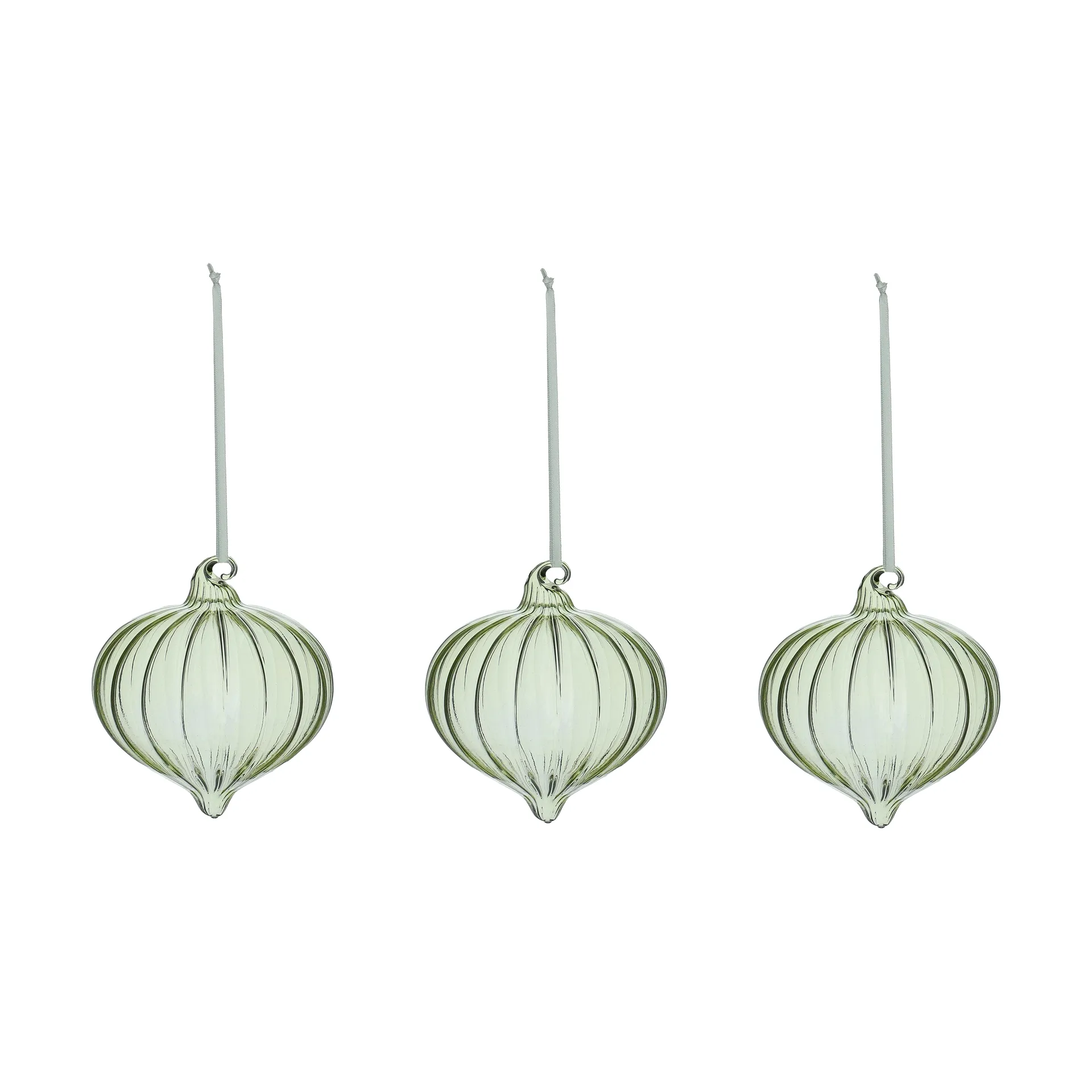 Whisper joulukuusenkoriste 3-pack, Vihreä Scandi Living