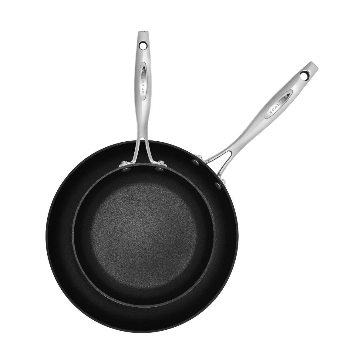 Scanpan HaptIQ -paistinpannusetti 20+28 cm | Skandinaavinen Sisustus | Paistinpannut | Musta