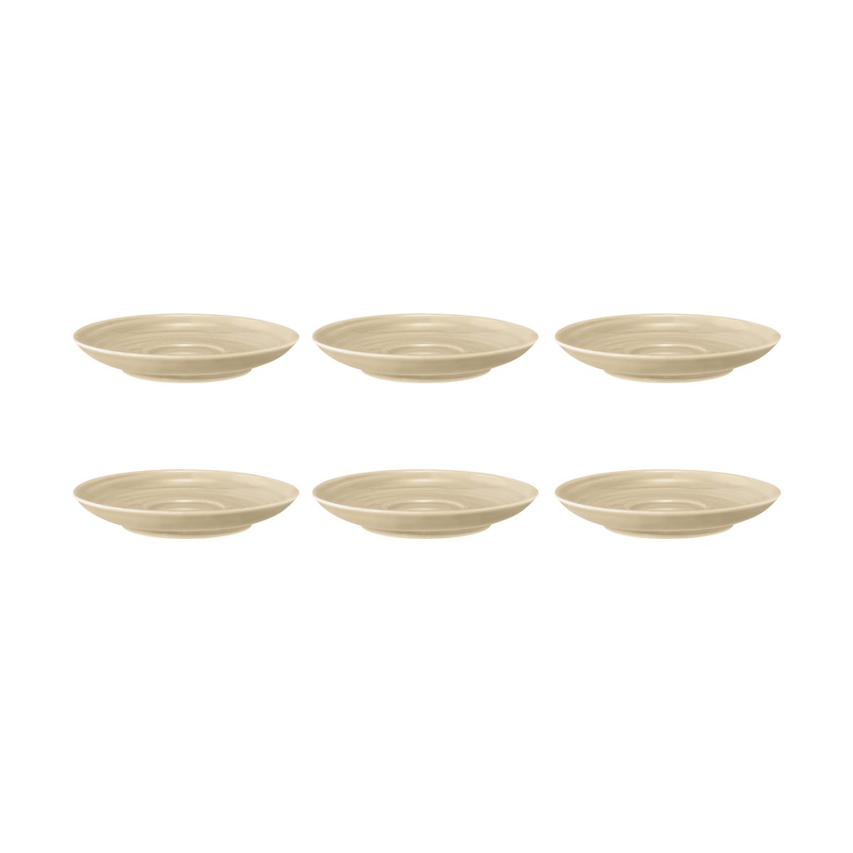 Seltmann Weiden Terra kahvilautanen 12 cm 6-pakkaus Sand Beige