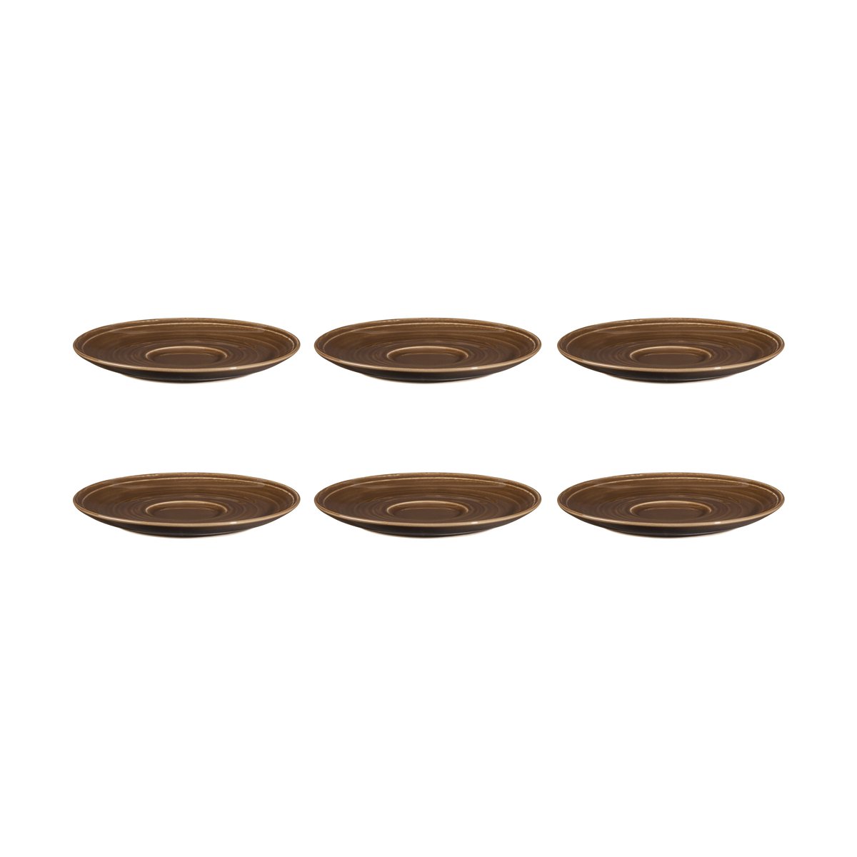 Seltmann Weiden Terra kahvilautanen 16,1 cm 6-pakkaus Earth Brown
