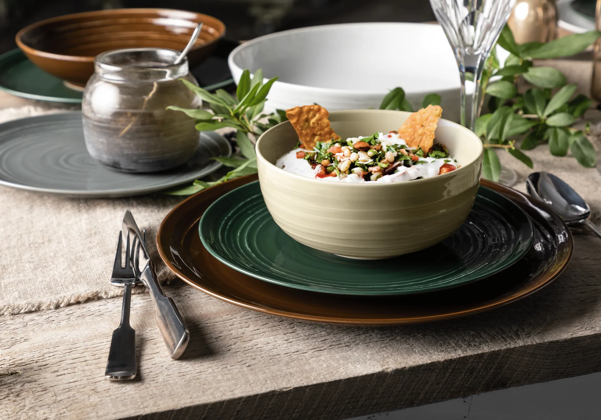 Terra lautanen Ø 17,7 cm 6-pakkaus, Moss Green Seltmann Weiden