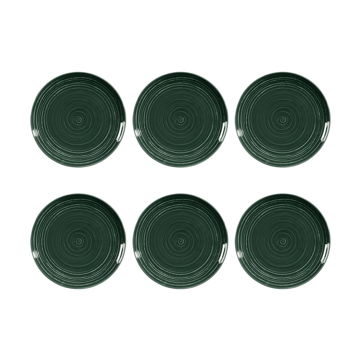 Seltmann Weiden Terra lautanen 22,7 cm 6-pakkaus Moss Green