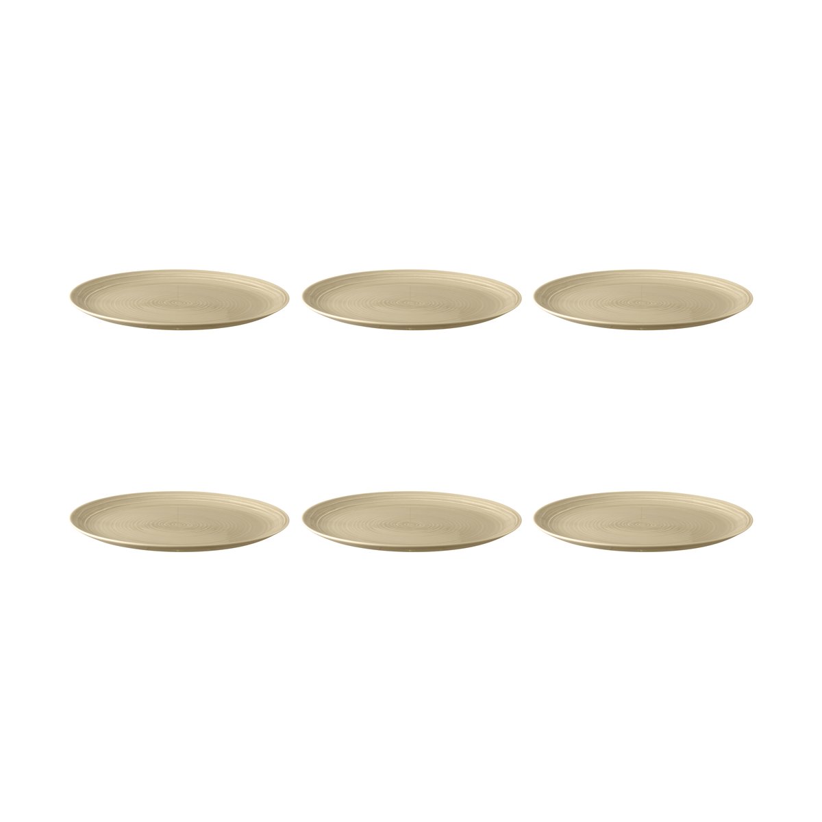 Seltmann Weiden Terra lautanen 27,8 cm 6-pakkaus Sand Beige