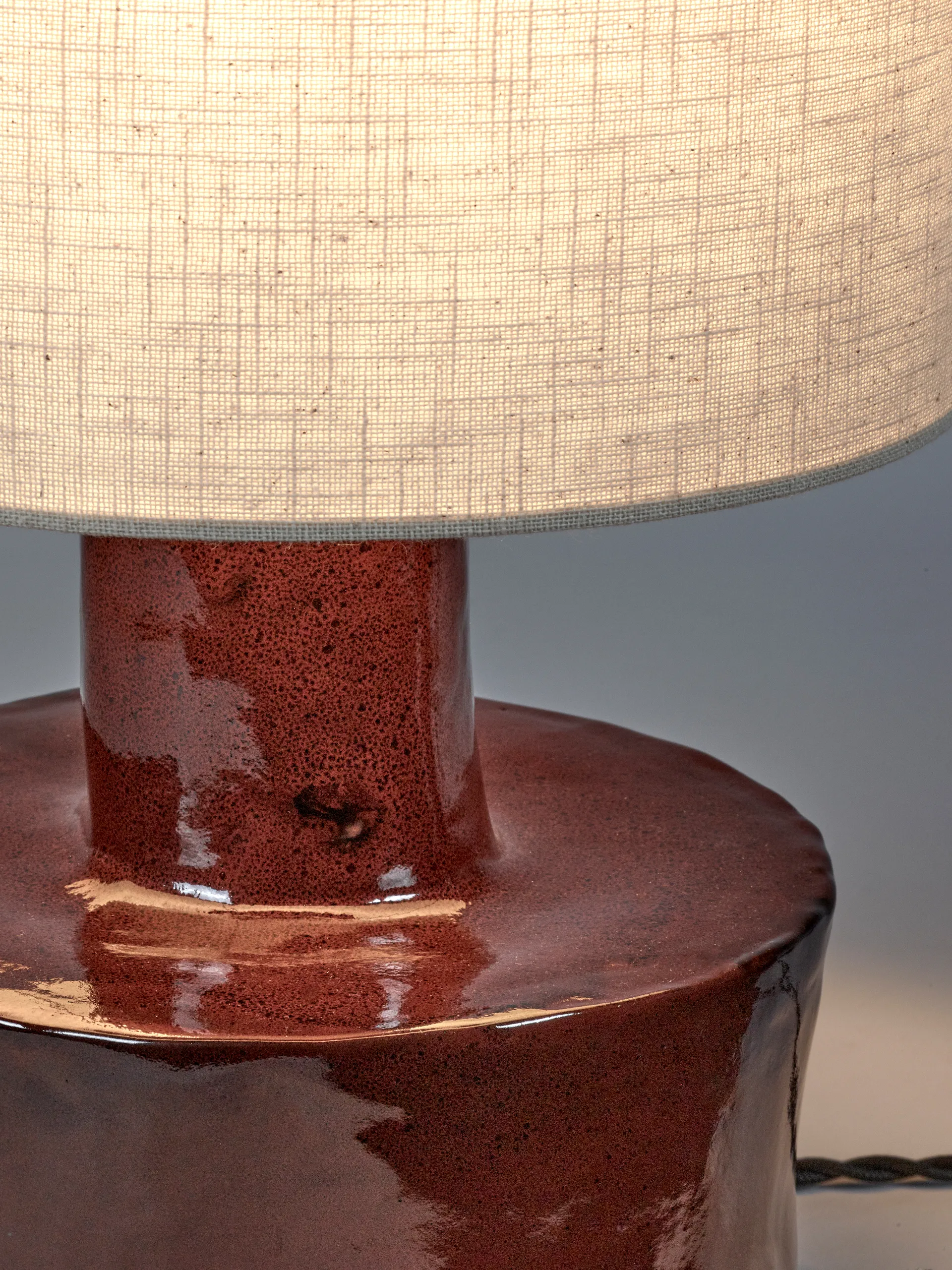 Catherine pöytävalaisin 47 cm, Red-white Serax