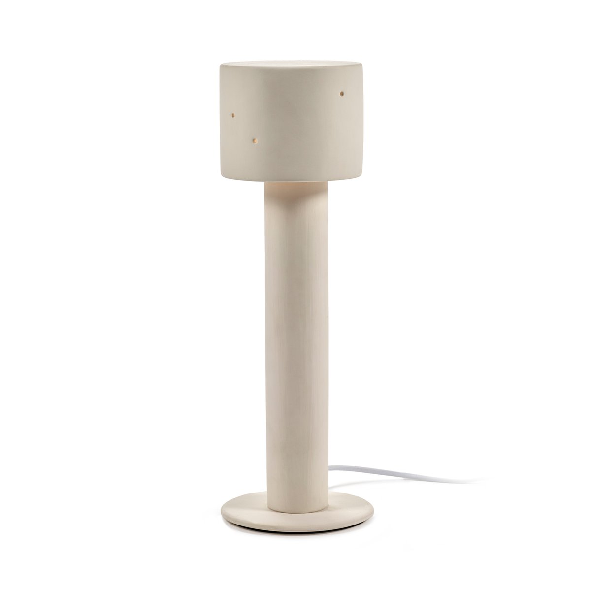 Serax Clara 01 pöytävalaisin 39 cm Beige | Skandinaavinen Sisustus | Pöytävalaisimet | Beige