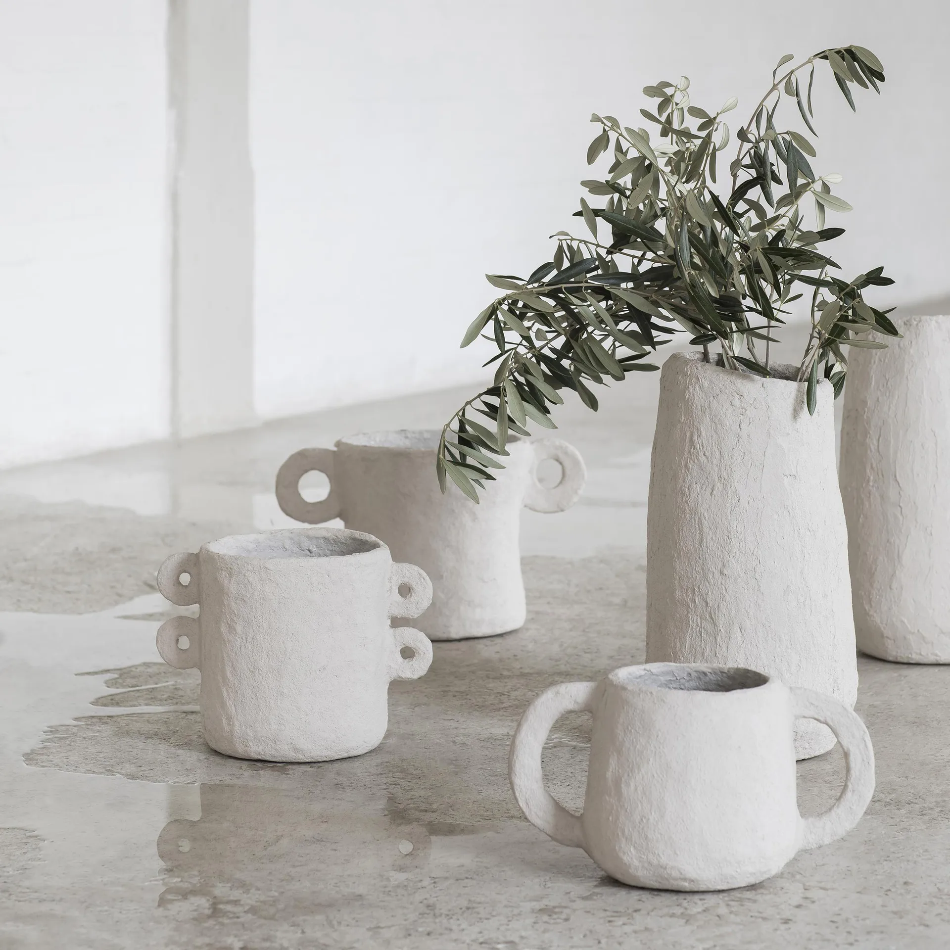 Earth ruukku Ø 18 cm, Beige Serax