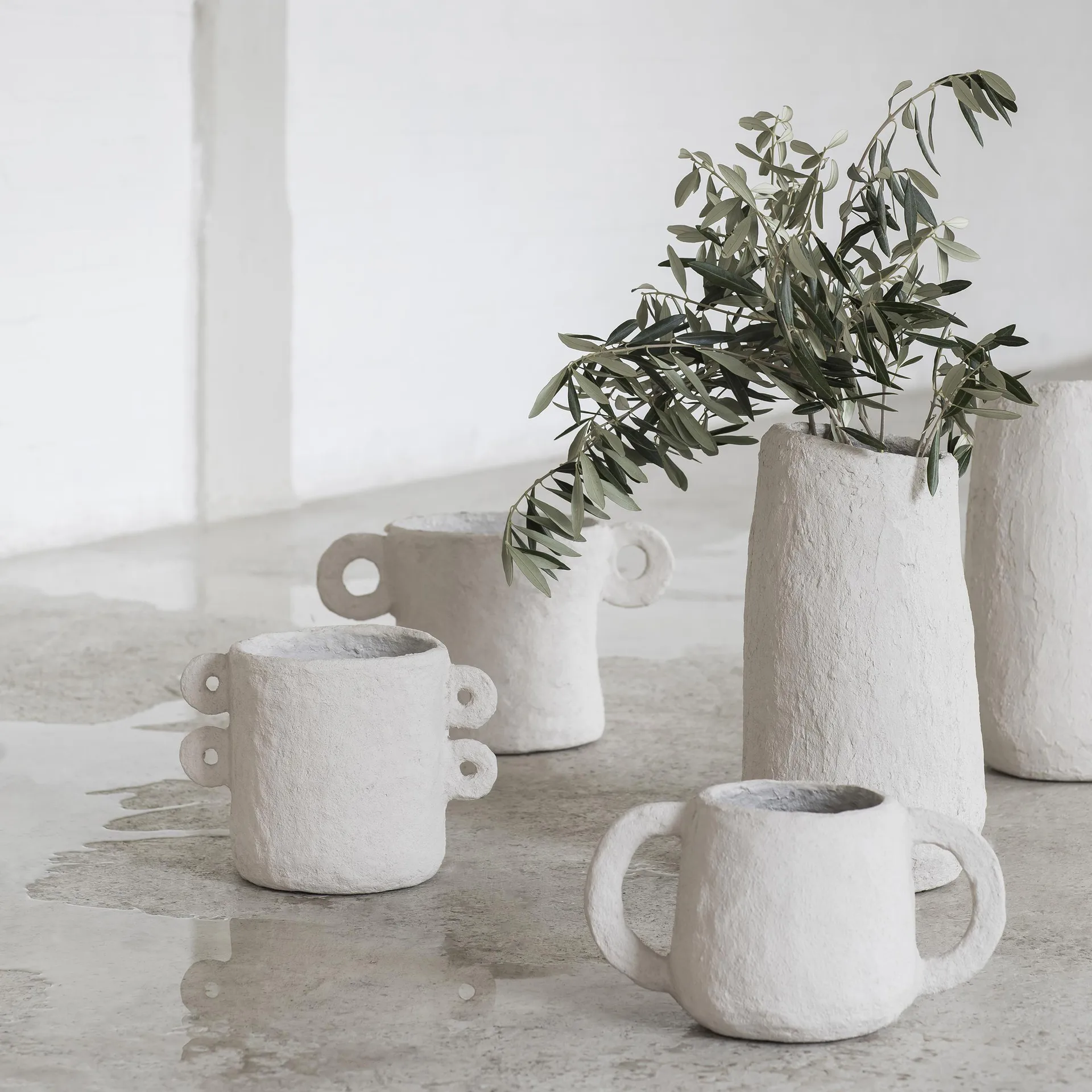 Earth ruukku Ø 22 cm, Beige Serax