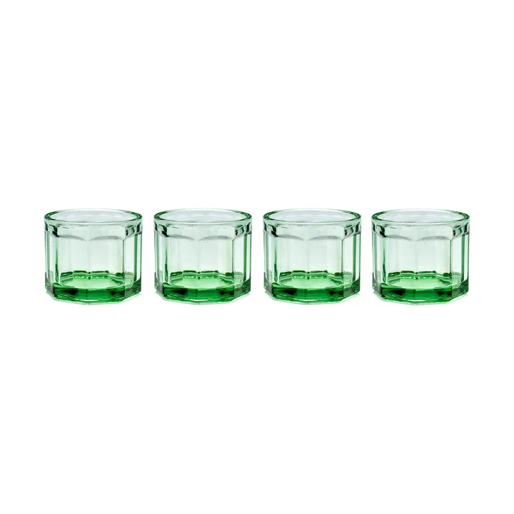 Fish & Fish -juomalasi 16 cl, 4-pakkaus Green - Serax