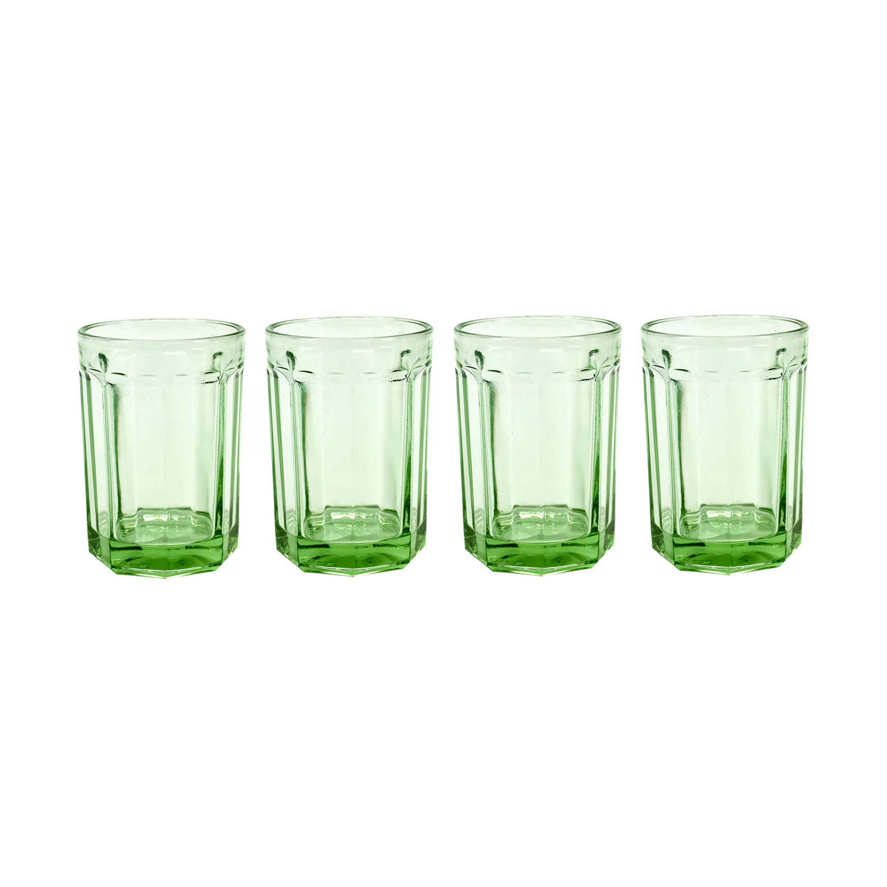 Fish & Fish -juomalasi 40 cl, 4-pakkaus Green,  Serax