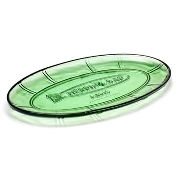 Fish & Fish ovaali lautanen 17x31 cm - Green - Serax