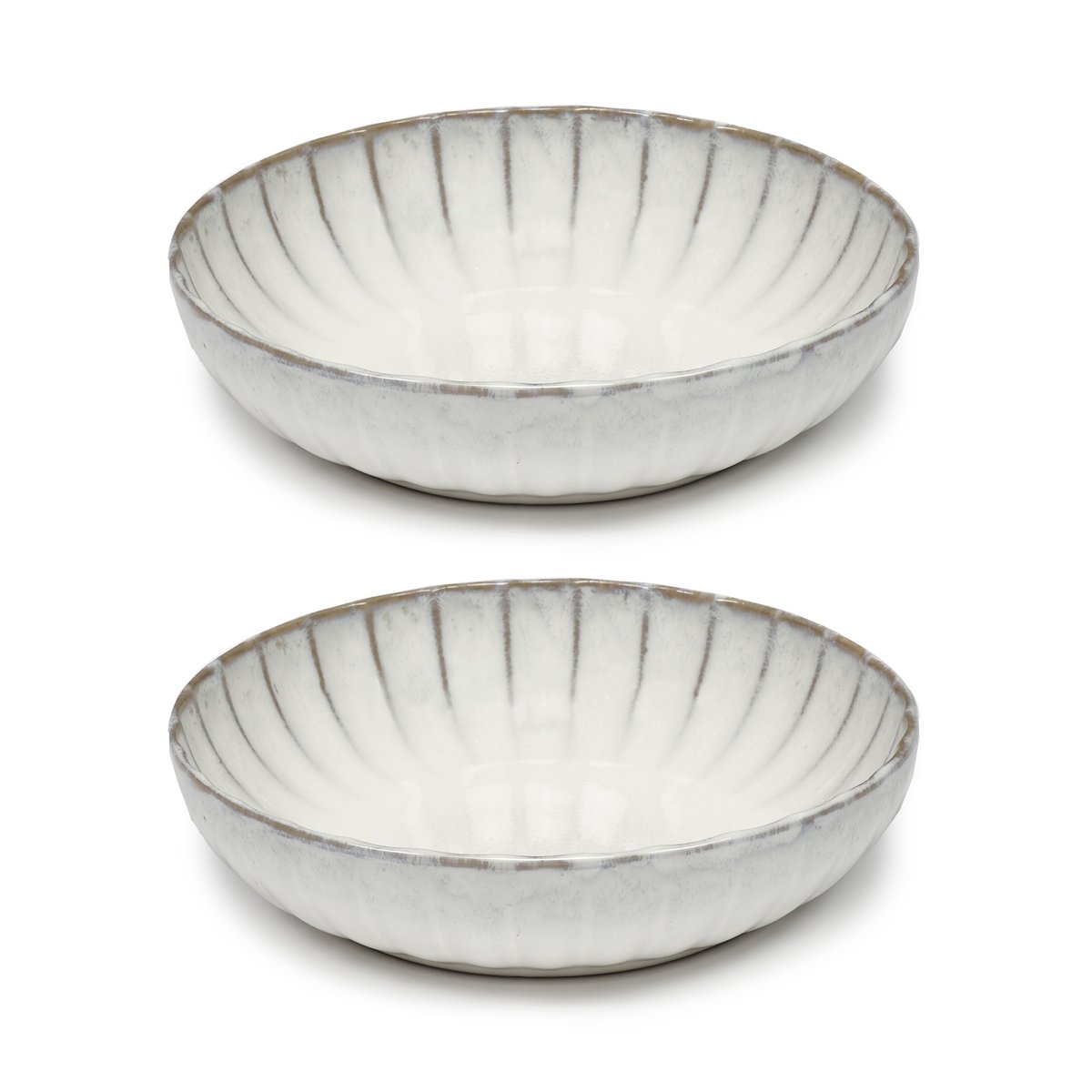 Serax Inku high lautanen XS 16 cm 2 kpl White | Skandinaavinen Sisustus | Syvät lautaset | Valkoinen