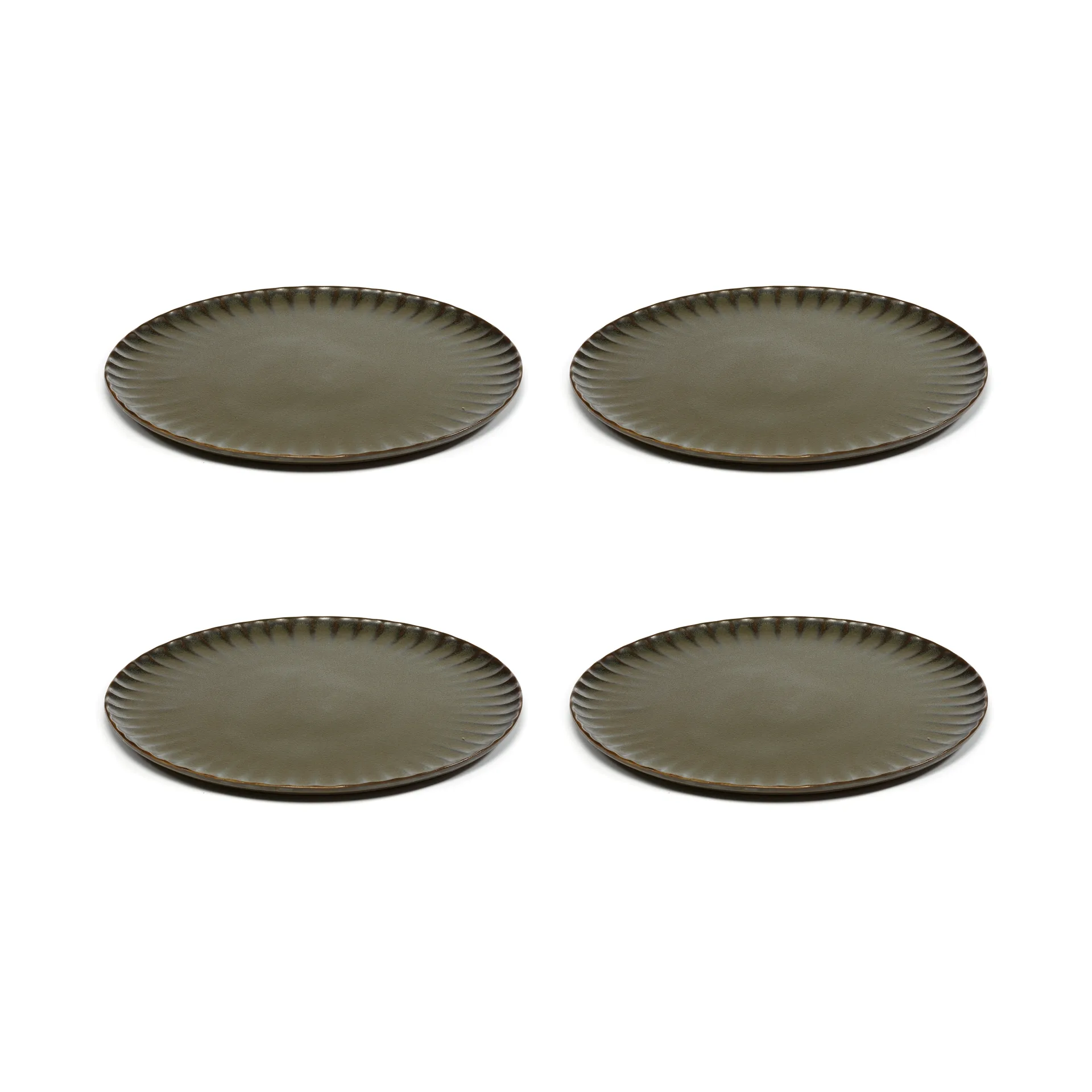 Inku lautanen XL Ø27 cm 4 kpl, Green Serax