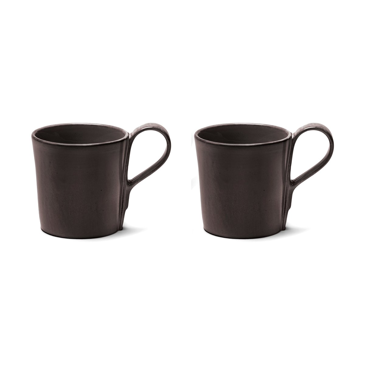 Serax La Mère kahvikuppi 13 cl 2 kpl Dark brown | Skandinaavinen Sisustus | Kahvikupit | Ruskea