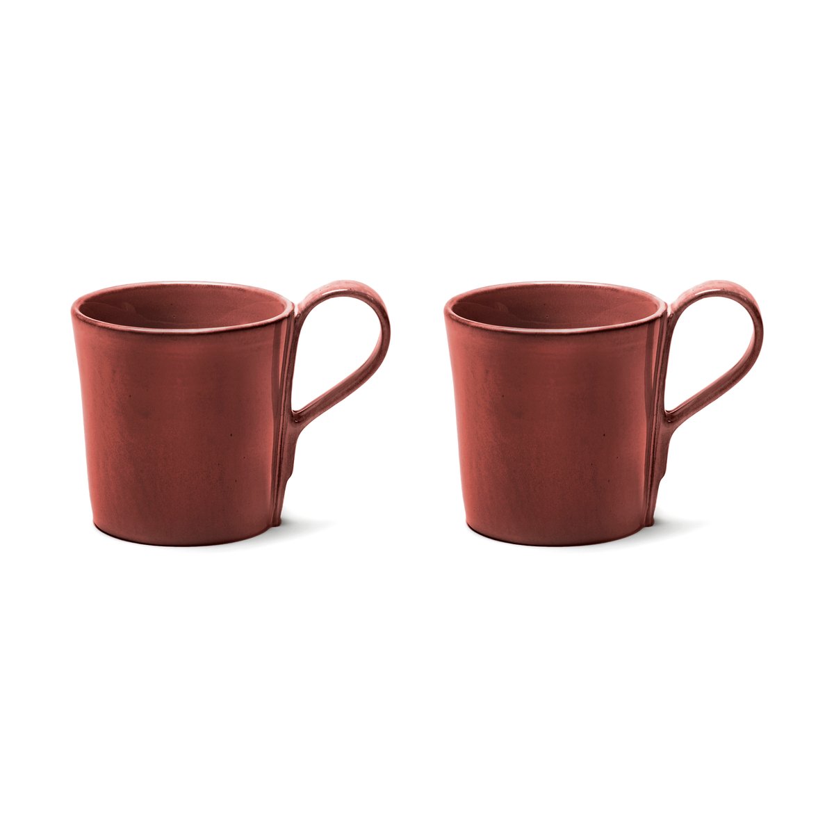 Serax La Mère kahvikuppi 13 cl 2 kpl Venetian red | Skandinaavinen Sisustus | Kahvikupit | Punainen