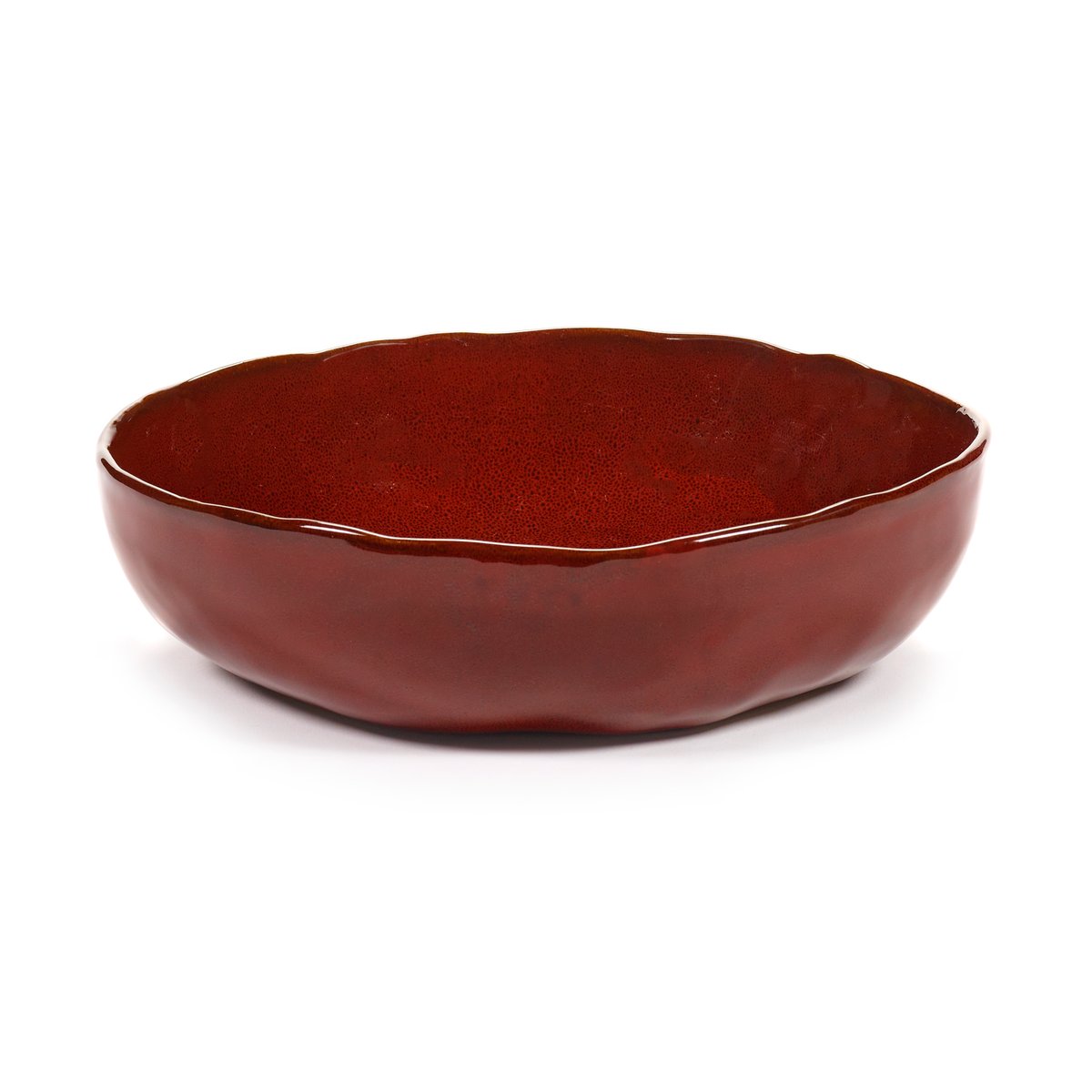 Serax La Mère kulho L 22 cm Venetian red | Skandinaavinen Sisustus | Tarjoilukulhot | Punainen