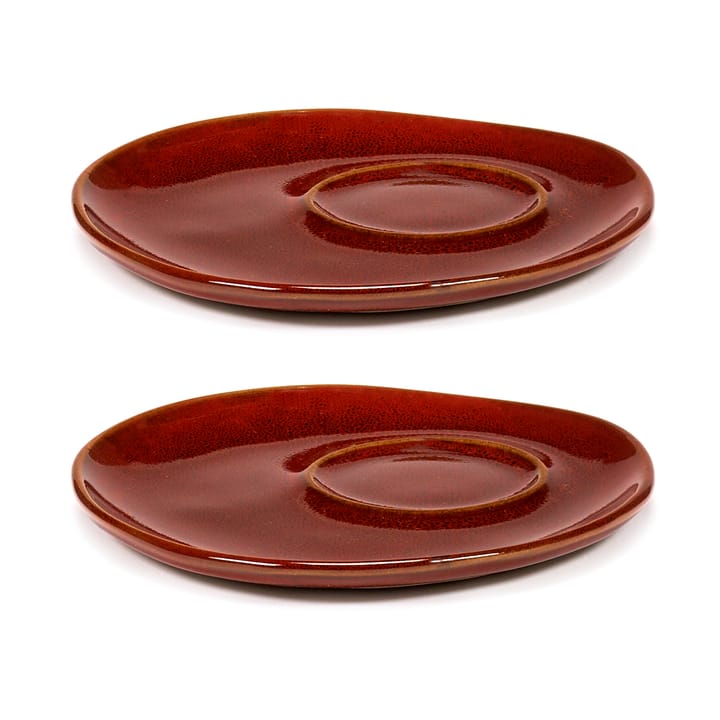 La Mère lautanen espressokupille Ø11 cm 2 kpl - Venetian red - Serax