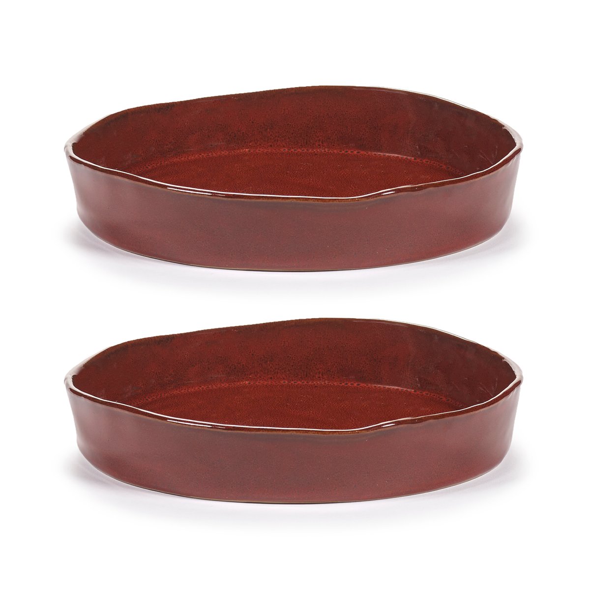 Serax La Mère syvä lautanen M 23 cm 2 kpl Venetian red