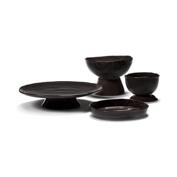 La Mère syvä lautanen S �Ø20 cm 2 kpl - Dark brown - Serax