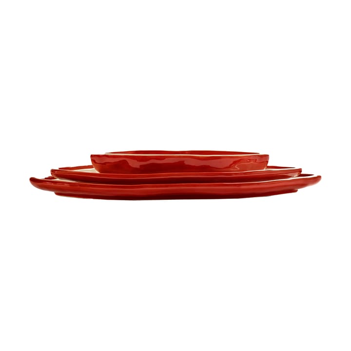 Les Objets Mouleversants brickset 3 osaa, Red-white Serax