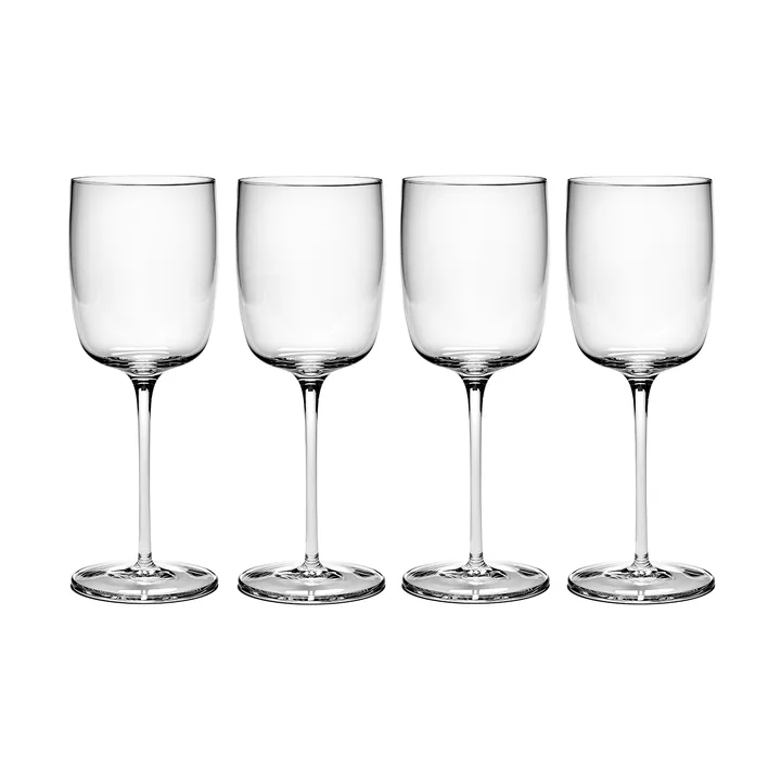 Passe-Partout punaviinilasi 35 cl, 4-pakkaus Kirkas - Serax