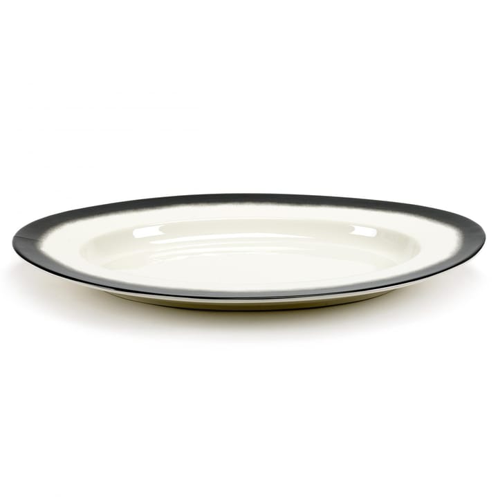 Pasta & Pasta ovaali tarjoilulautanen XL - Black edge - Serax