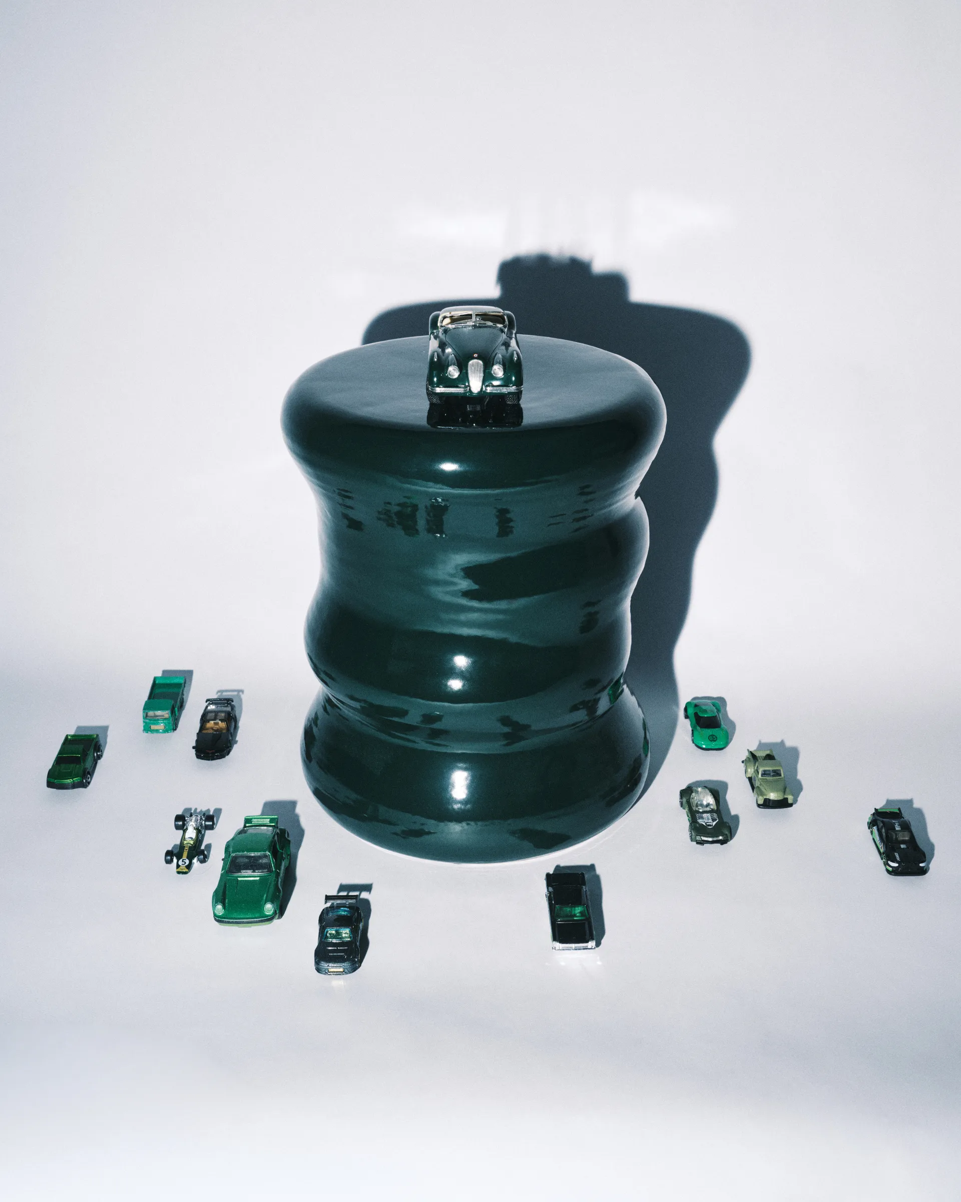 Pawn sivupöytä Ø29x34 cm, Green Serax