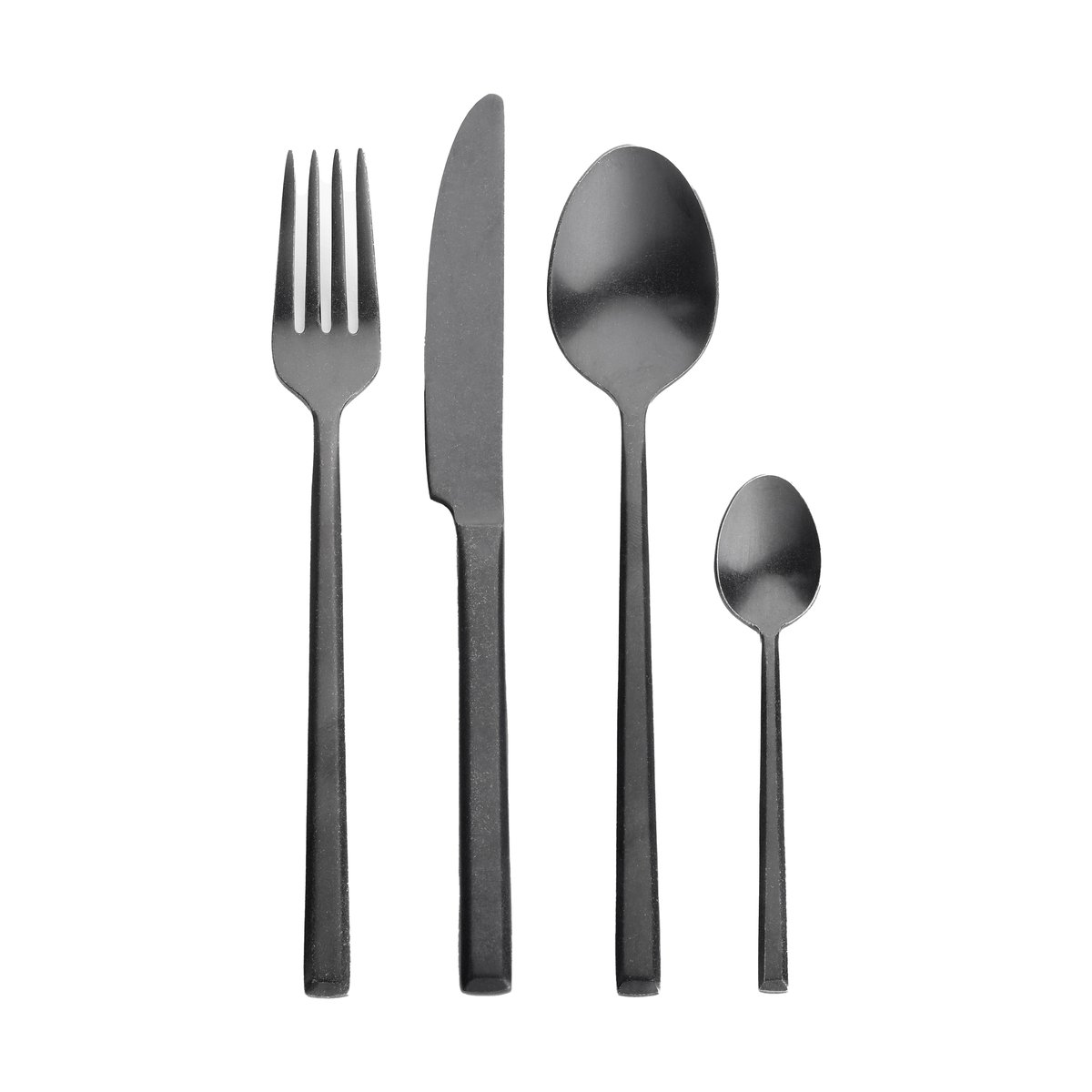 Serax Pure aterinsetti, 24 osaa Black | Skandinaavinen Sisustus | Aterinsetit | Musta