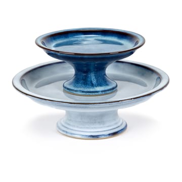 Pure kakkulautanen lasitettu L Ø 23,5 cm - Blue - Serax