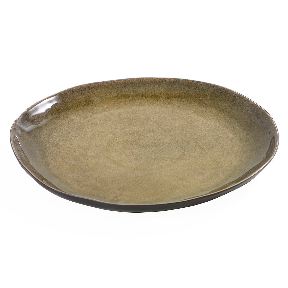 Serax Pure lautanen 34 cm Green | Skandinaavinen Sisustus | Ruokalautaset | Vihreä