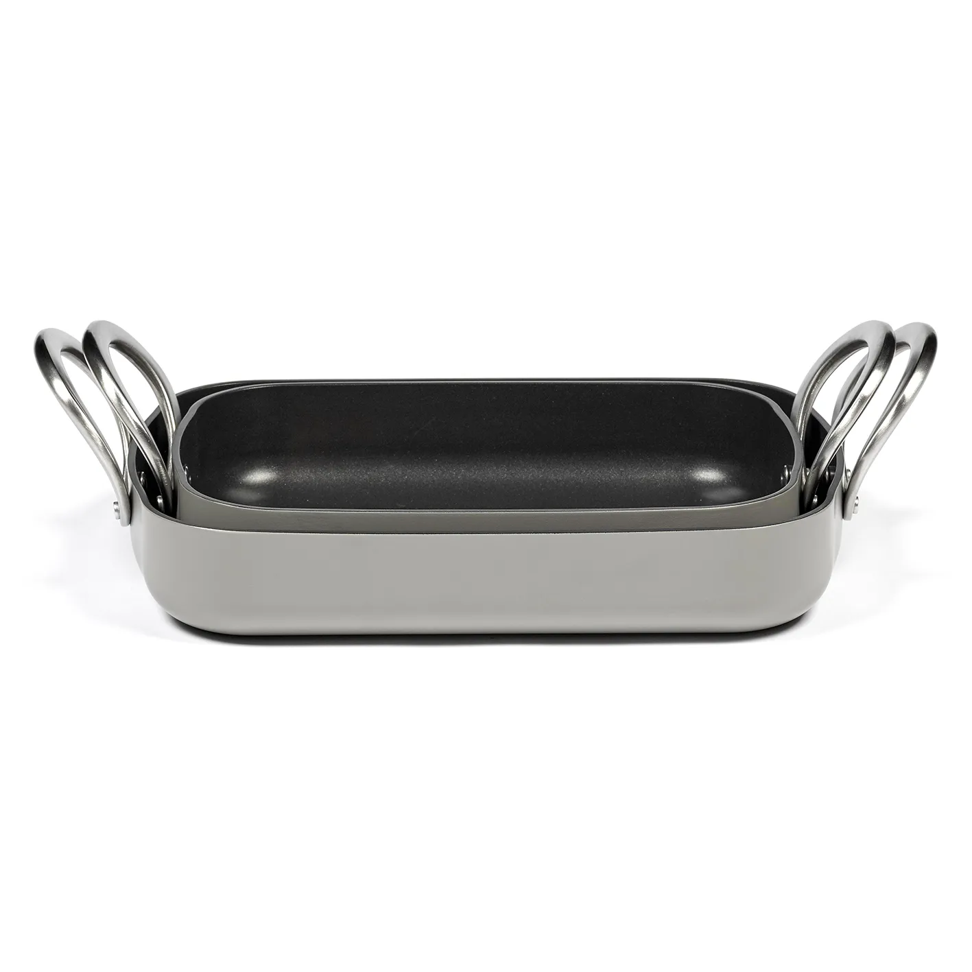 Pure uunivuoka 23x34 cm, Stone grey Serax