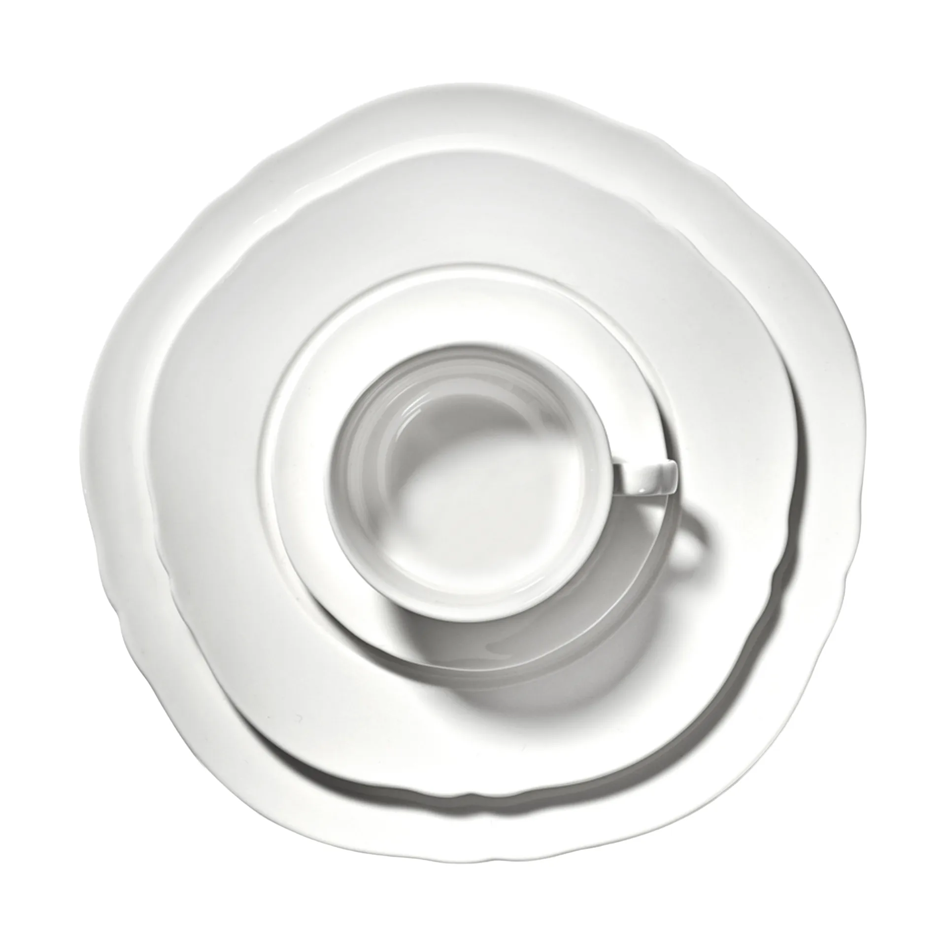 Silhouette espressokuppi 10 cl 4 kpl, White Serax