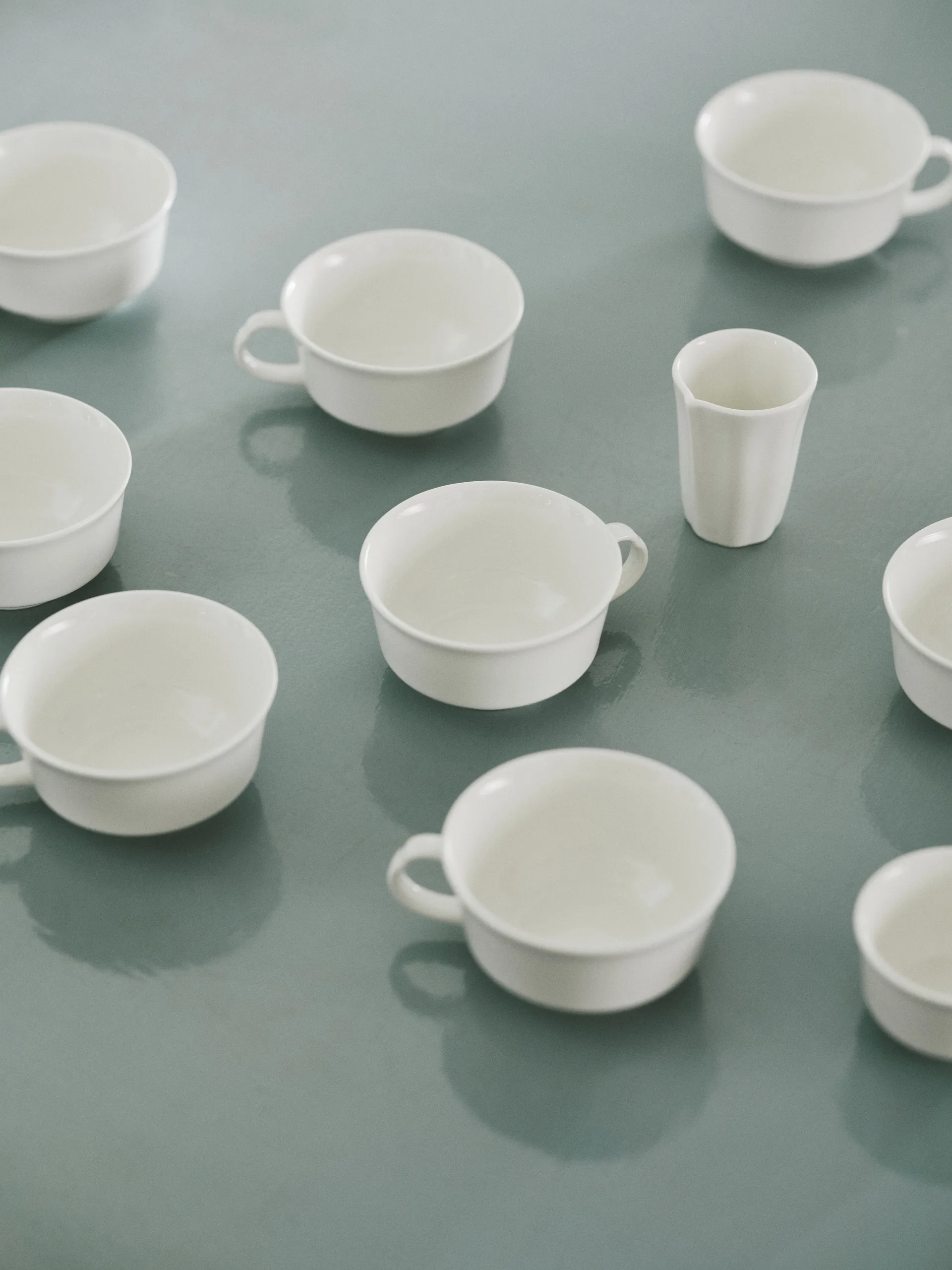 Silhouette espressokuppi 10 cl 4 kpl, White Serax