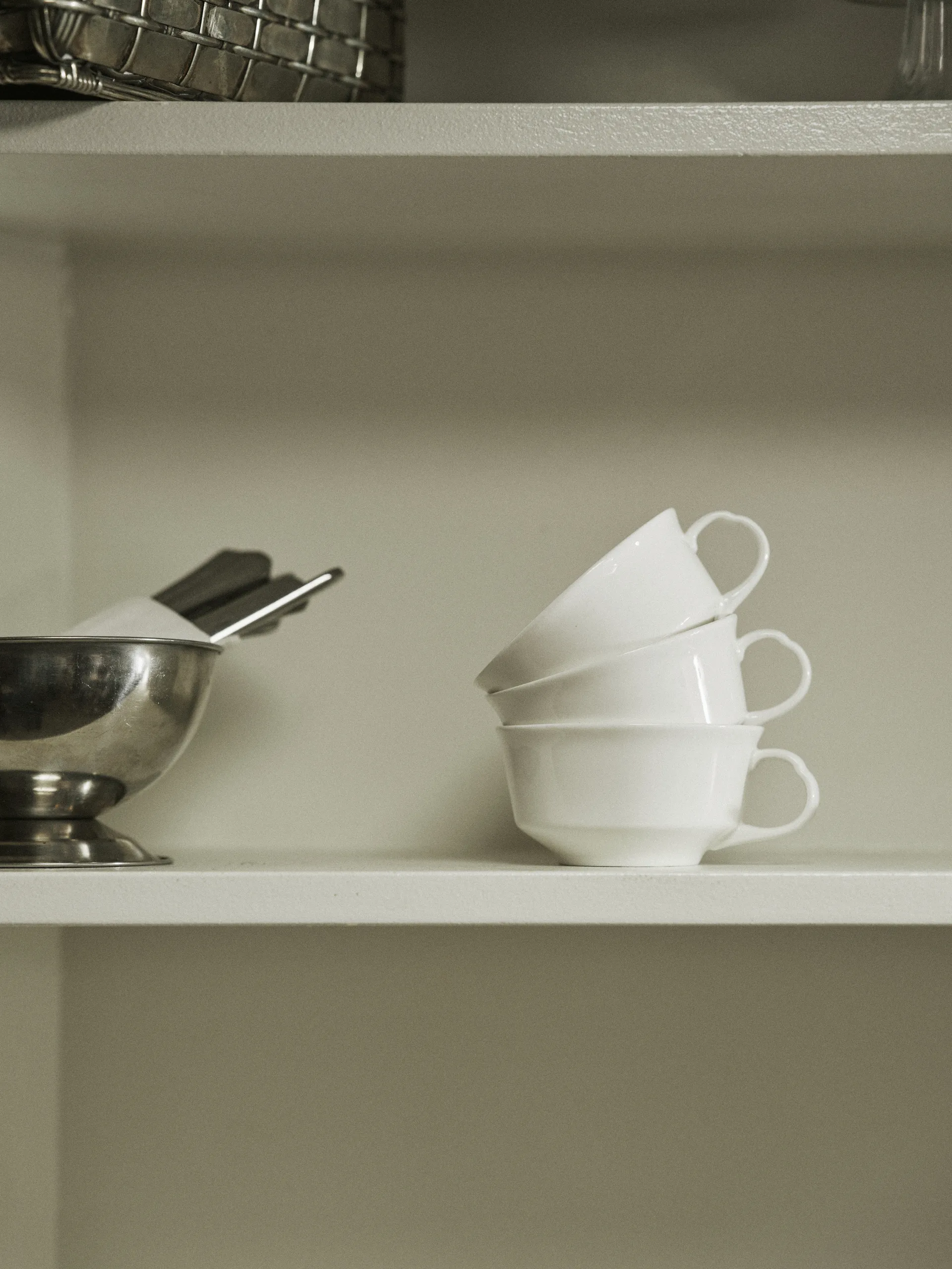 Silhouette espressokuppi 10 cl 4 kpl, White Serax