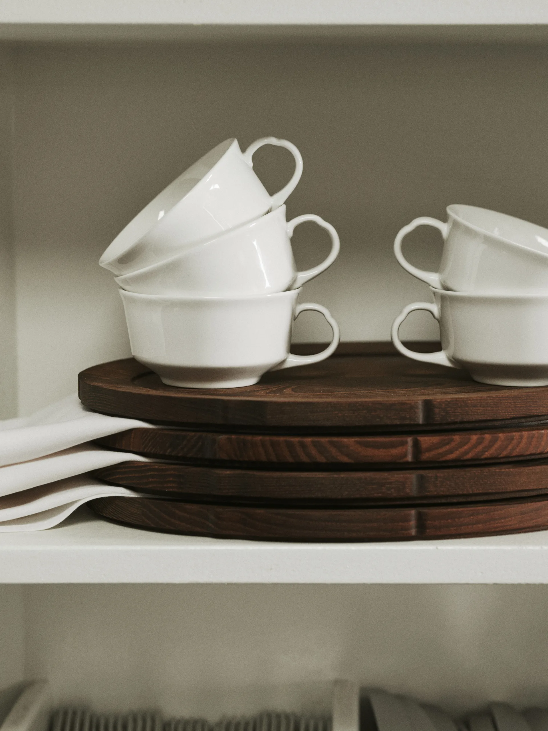 Silhouette kahvikuppi 19 cl. 4 kpl, White Serax