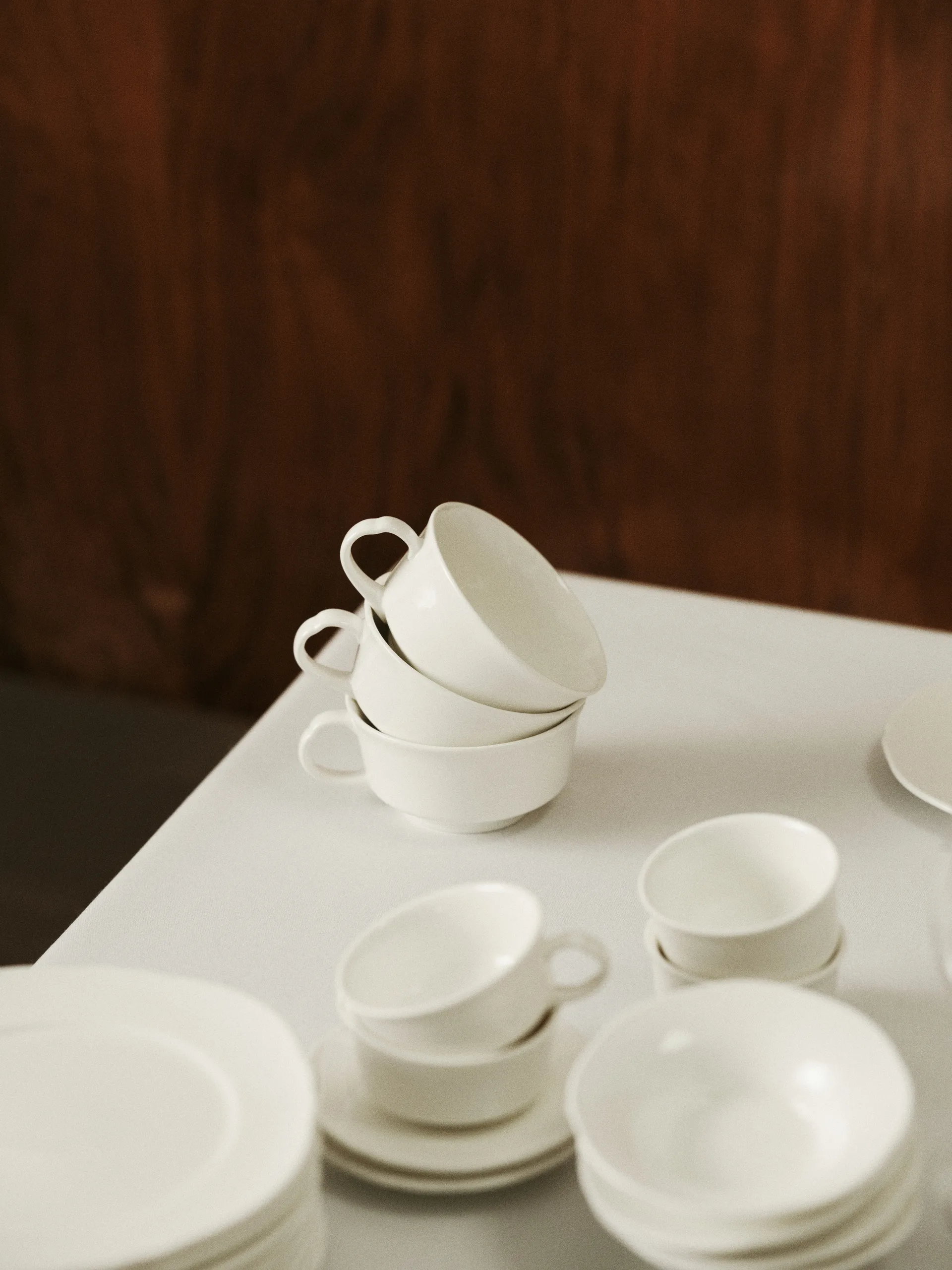 Silhouette kahvikuppi 19 cl. 4 kpl, White Serax