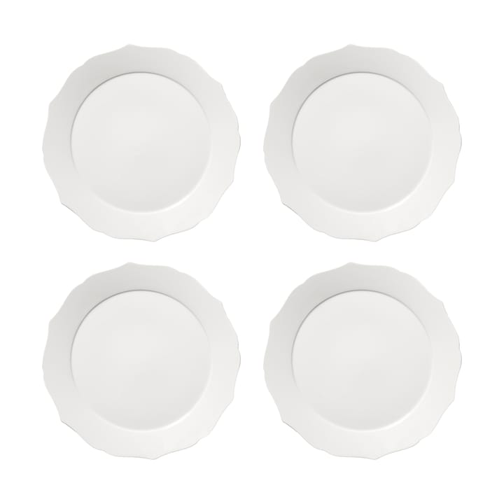 Silhouette lautanen L Ø26 cm 4 kpl - White - Serax