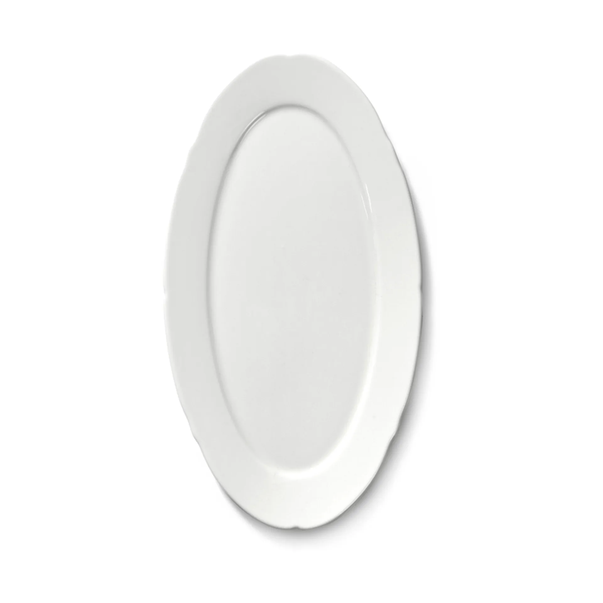 Silhouette oval lautanen S 10x18,5 cm 4 kpl, White Serax