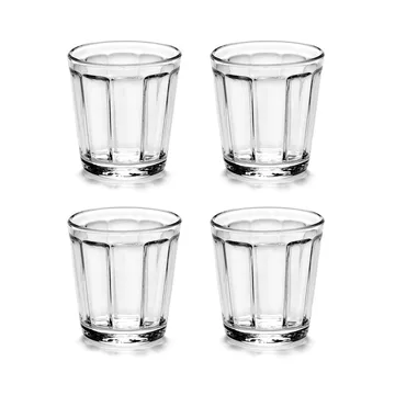 Surface espressolasi 10 cl, 4-pakkaus Kirkas - Serax