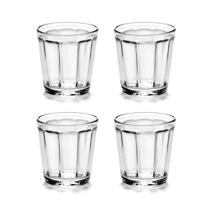 Surface espressolasi 10 cl, 4-pakkaus Kirkas - Serax