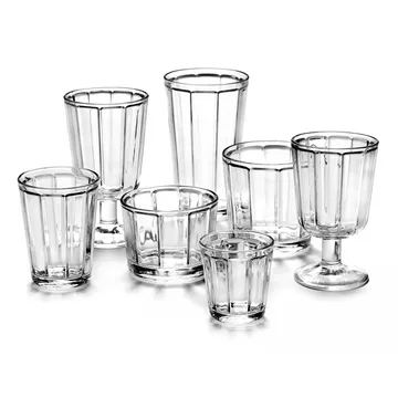 Surface espressolasi 10 cl, 4-pakkaus Kirkas - Serax