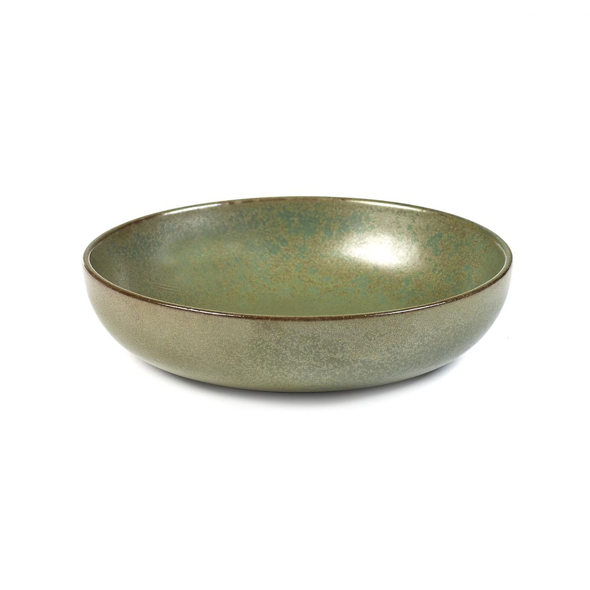 Serax Surface syvä lautanen 16 cm Camogreen | Skandinaavinen Sisustus | Syvät lautaset | Vihreä