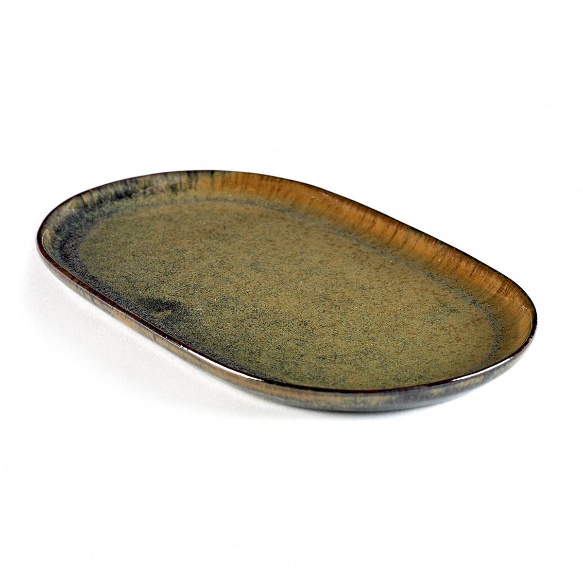 Serax Surface tapaslautanen 15x25 cm Indi grey | Skandinaavinen Sisustus | Ruokalautaset | Monivärinen