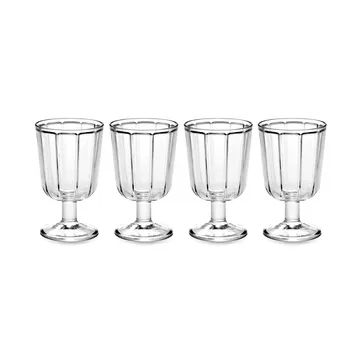 Surface valkoviinilasi 18 cl, 4-pakkaus Kirkas - Serax