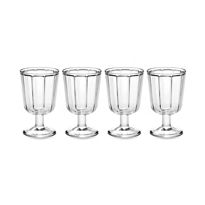 Surface valkoviinilasi 18 cl, 4-pakkaus Kirkas - Serax