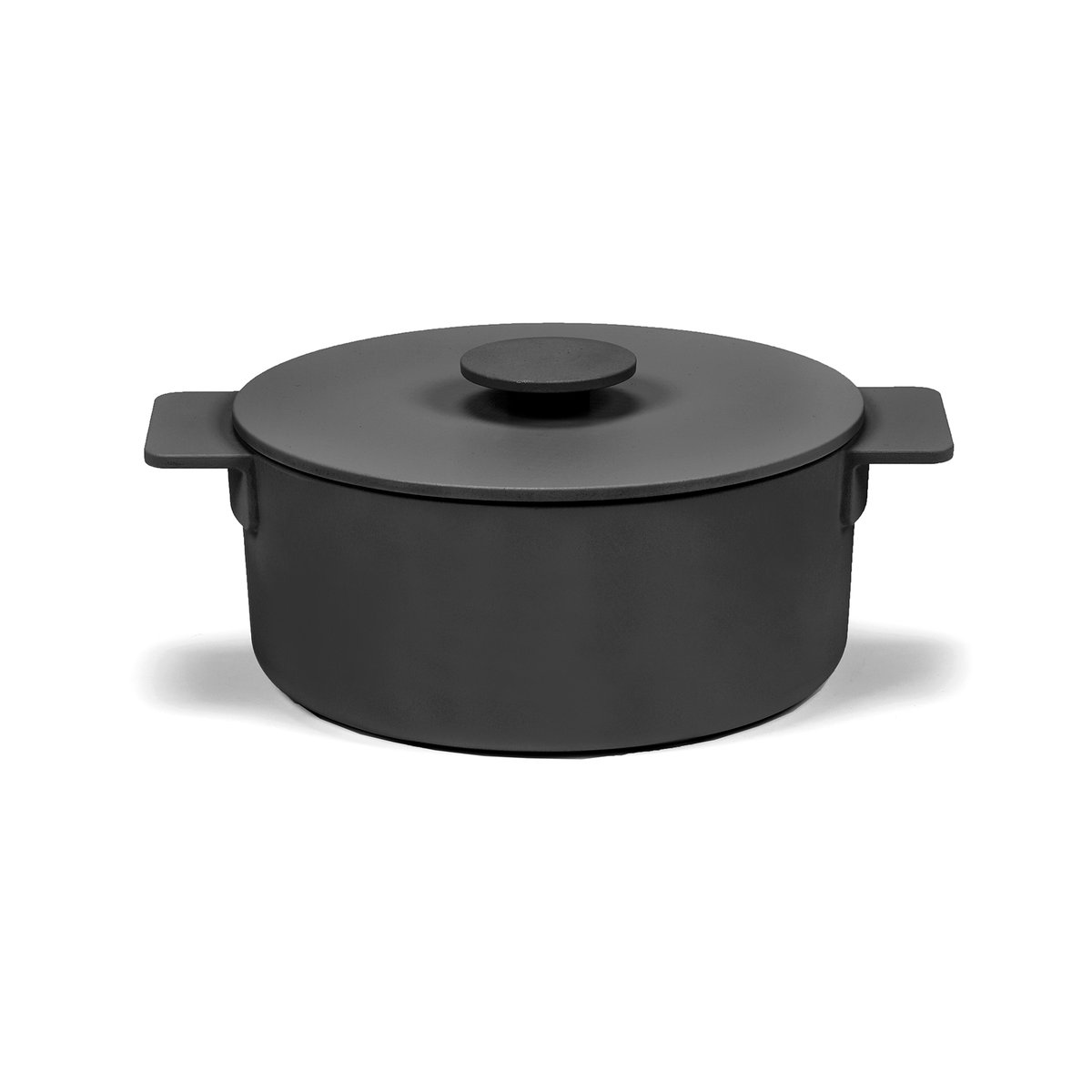 Serax Surface valurautapata musta 2 L | Skandinaavinen Sisustus | Padat | Musta