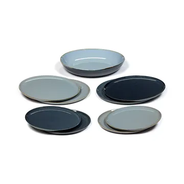 Terres de Rêves dinner set 9 osaa - Smokey blue-dark blue - Serax