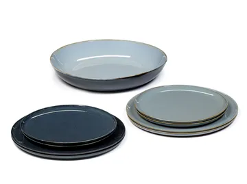 Terres de Rêves dinner set 9 osaa - Smokey blue-dark blue - Serax