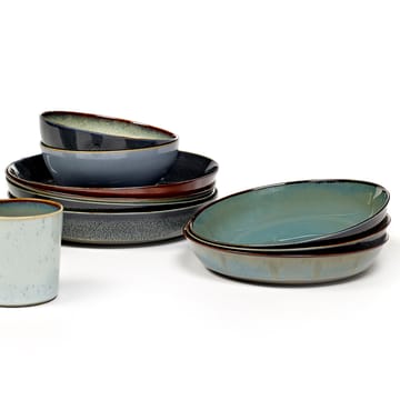 Terres de Rêves -lautanen 21 cm - Misty grey-dark blue - Serax
