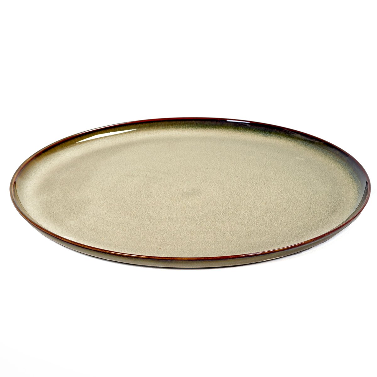 Serax Terres de Rêves -lautanen 26 cm Misty grey | Skandinaavinen Sisustus | Ruokalautaset | Beige